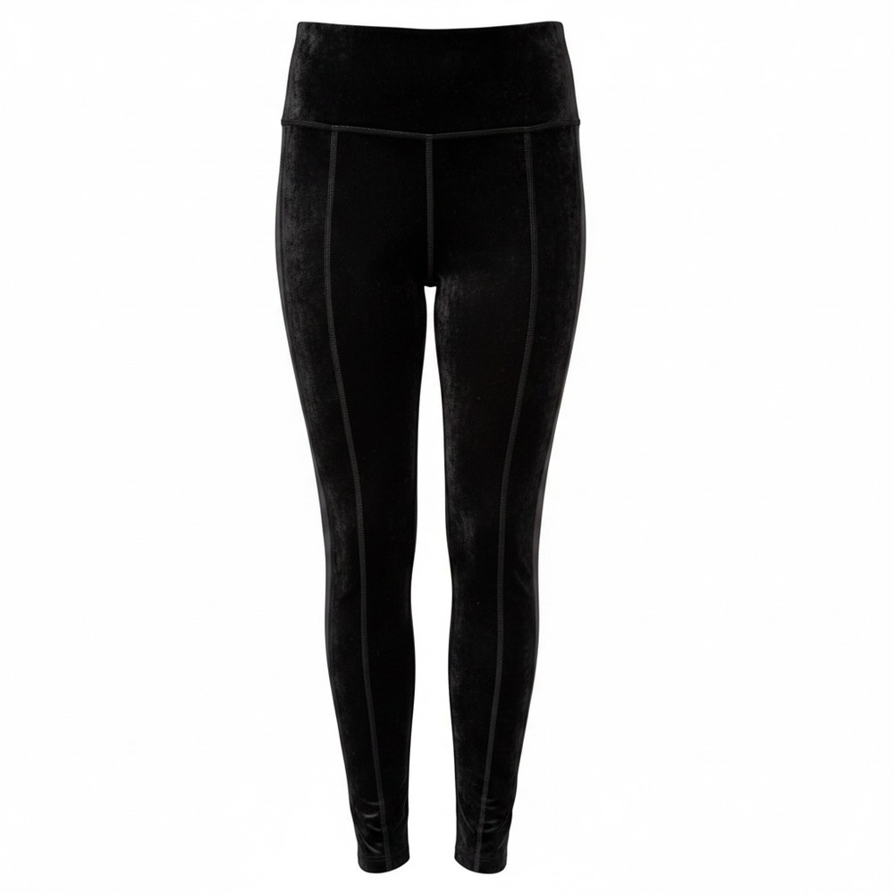ALALA Velvet Tight Leggings Womens XS Black Luxury‎ Velour Athleisure Canada